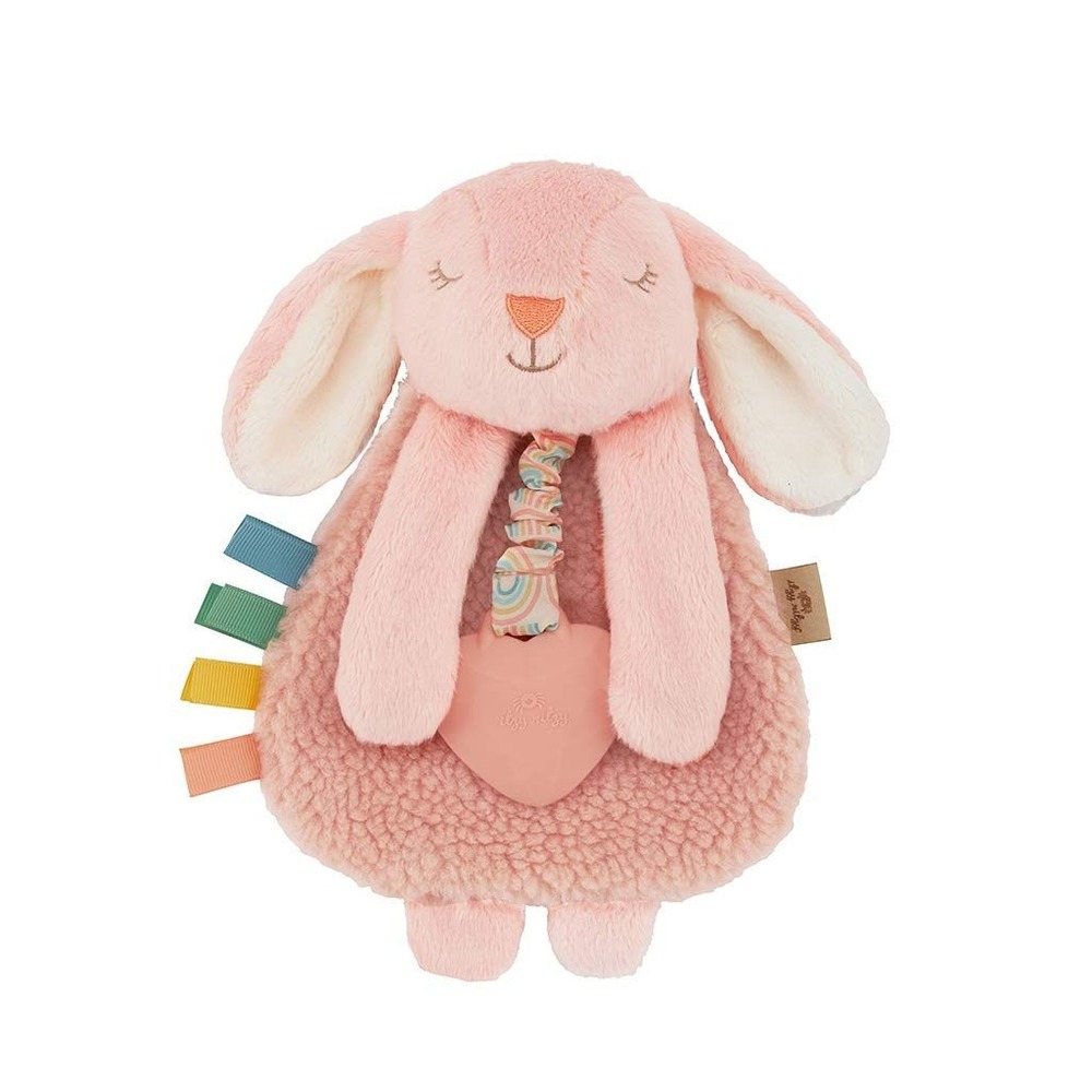 Itzy‎ Ritzy Ritzy Pal Bunny Lovey Plush Teether Crinkle Ribbon Security Blanket